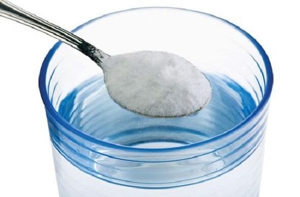 Soda solution against parasites